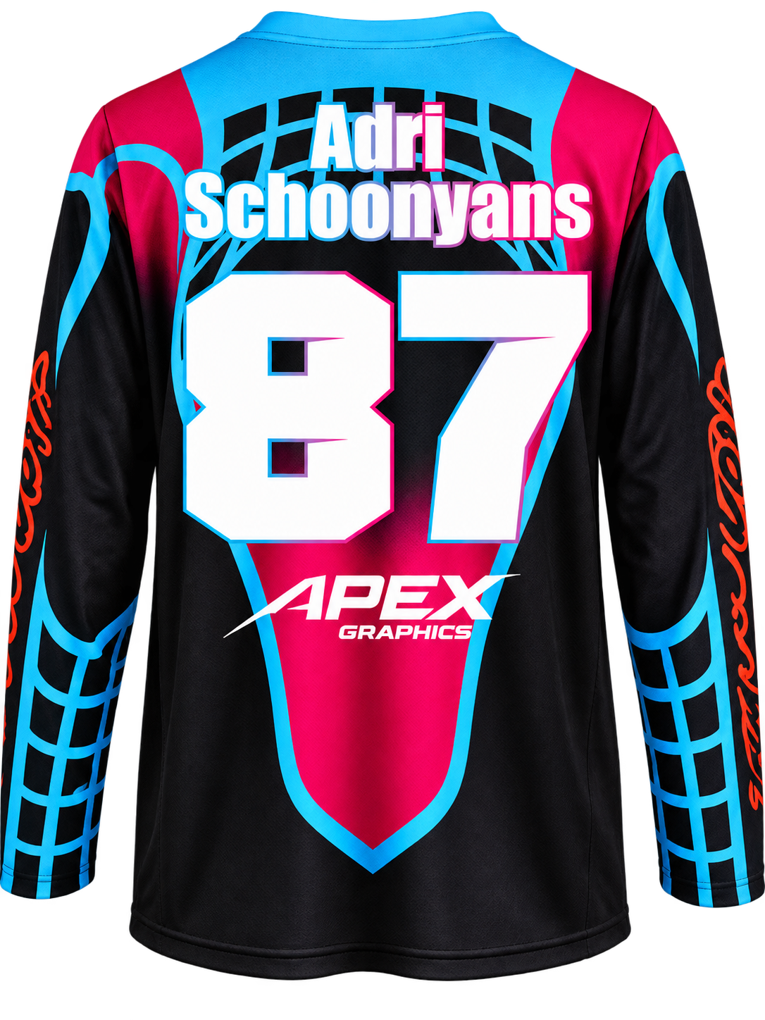 Vareuse motocross personnalisée Apex Graphics
